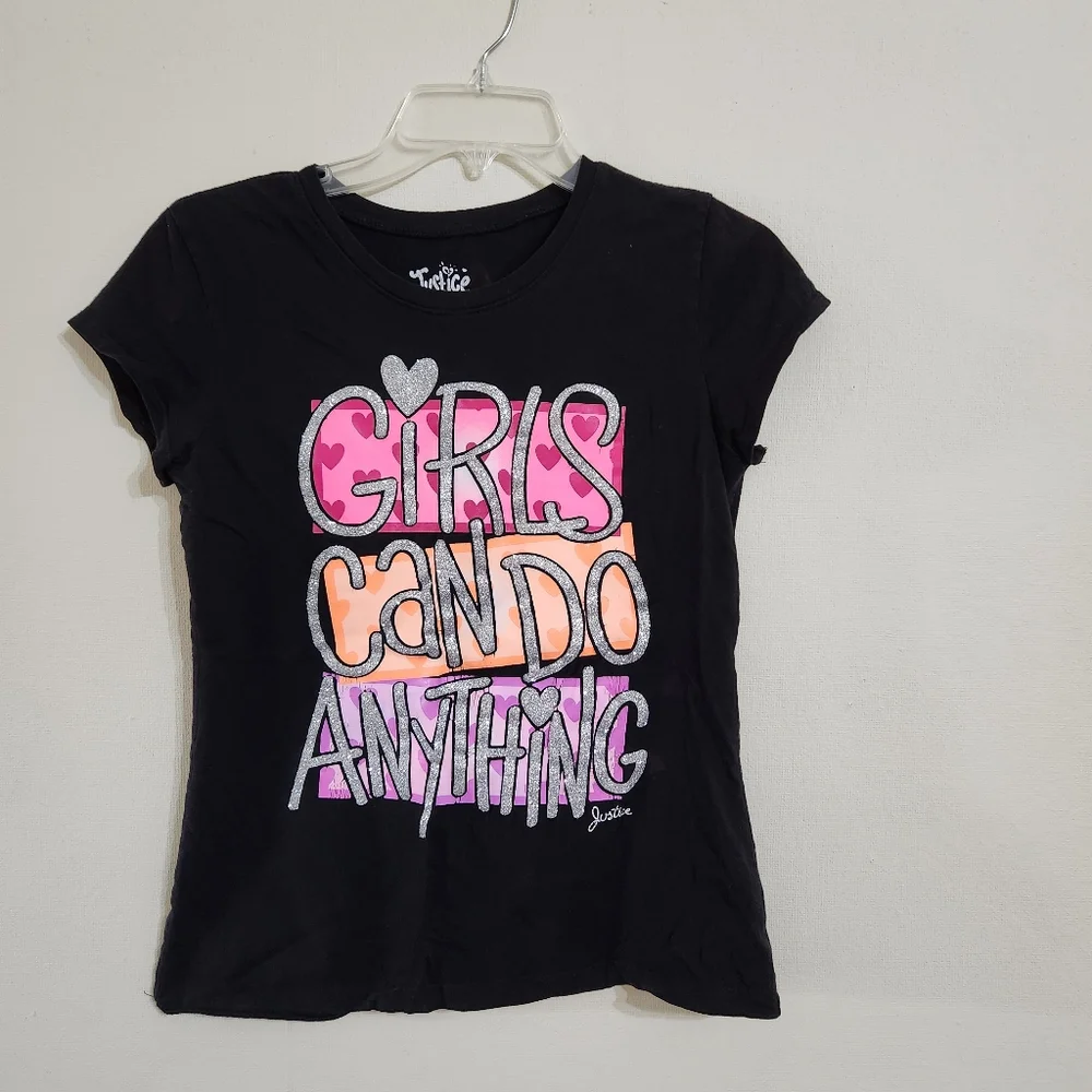 Justice girls T-shirt size 16
